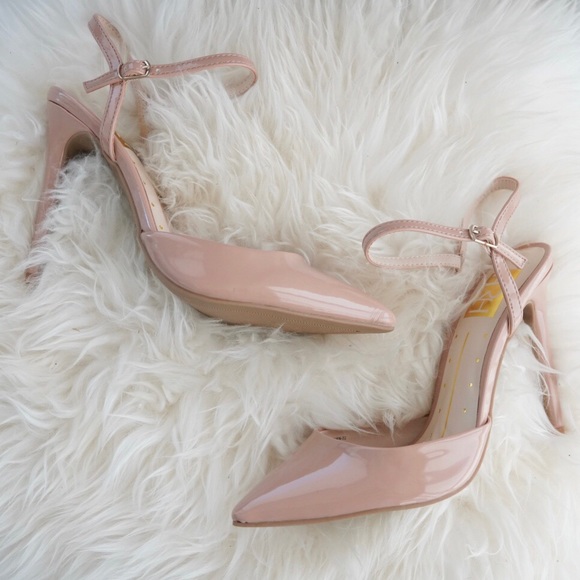 Style Link Miami Shoes - Blush Pink Patent Heels